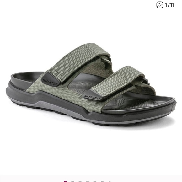 Birkenstock Atacama Men Birko-Flor Futura Khaki Green Black - Picture 1 of 12